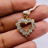 Real 10KT Gold Heart Charm