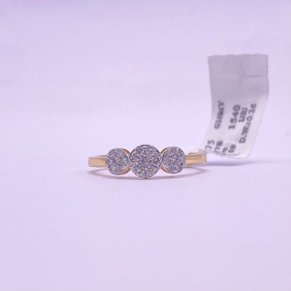 10kt Gold Diamond Women’s Ring of 0.26 ctw