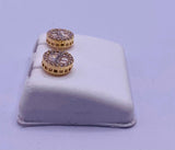 Genuine 10KT Gold 0.75 CTW Diamond Earrings