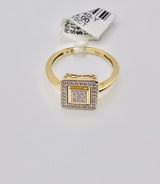 Real 10KT Gold & 0.38CTW Diamond Ladies Ring💍