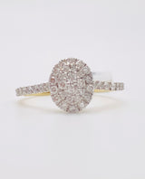 Real 10KT Gold & 0.49CTW Diamond Ladies Ring