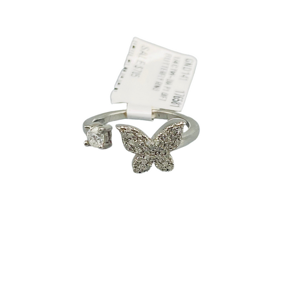 0.25 CTW Diamond & 925 Sterling Silver Women’s Ring