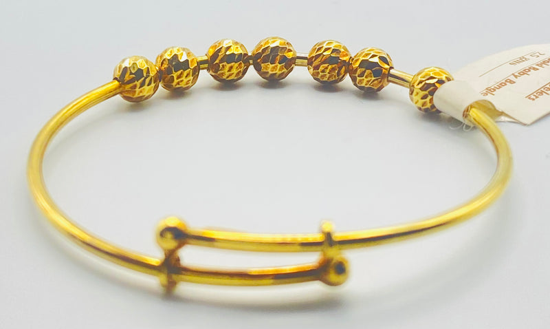 10 KT Gold Baby Bangles