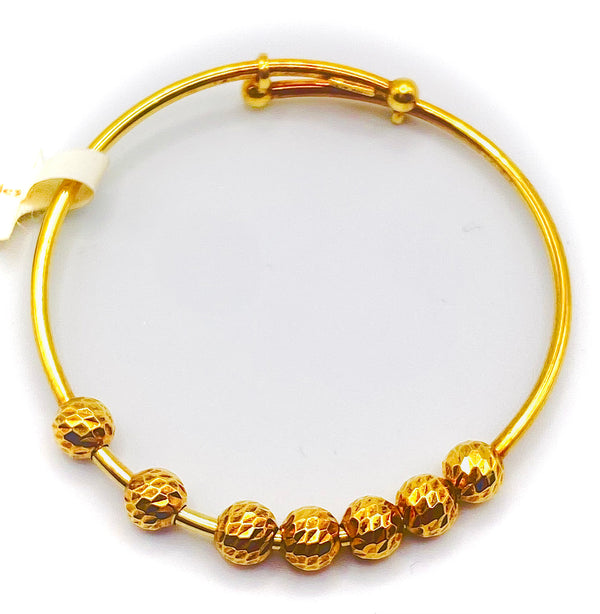 10 KT Gold Baby Bangles