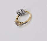 Real 10KT Gold & 0.33CTW Diamond Ladies Ring