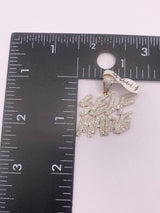 Real 10KT Gold with 1.75 CTW Diamond “Self Made” charm