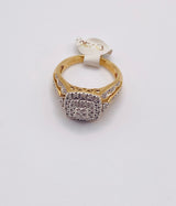 Real 10KT Gold & 0.70CTW Diamond Ladies Ring