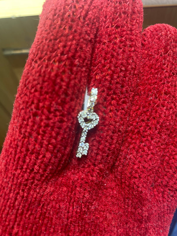 Real 10KT Gold 0.15CTW Diamond charm