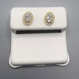 Genuine 14 KT Gold Diamond Earrings 0.25 CTW