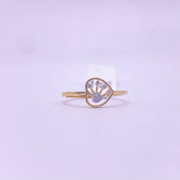 10kt Gold Diamond Women’s Ring of 0.05 ctw