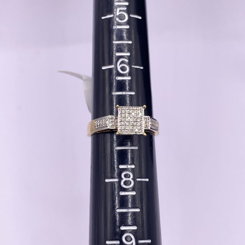 10kt Gold Diamond Women’s Ring of 0.21 ctw