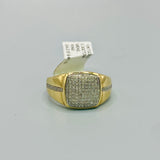 10KT Gold Diamond Men’s Ring of 0.30 CTW