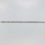 925 Sterling Silver with 0.10CTW Diamonds 7.5inches