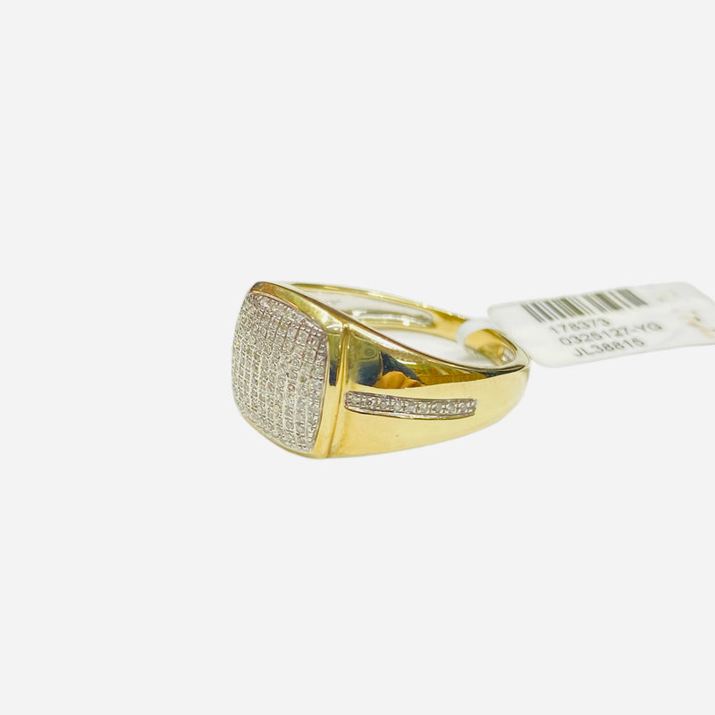 Real Classy 10kt Gold & 0.3CTW Diamond Men’s Ring