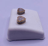 Genuine 10KT Gold 0.5 CTW Diamond Earrings