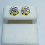 Beautiful 10kt Gold & 0.14 CTW Diamond Earrings