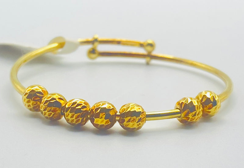 10 KT Gold Baby Bangles