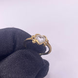 10kt Gold Diamond Women’s Ring of 0.04 ctw