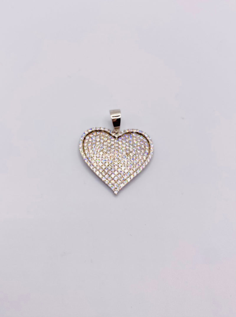 Real 925 Sterling silver Love/Heart Charm