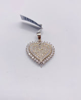 Real 925 Sterling Silver Love/Heart Charm