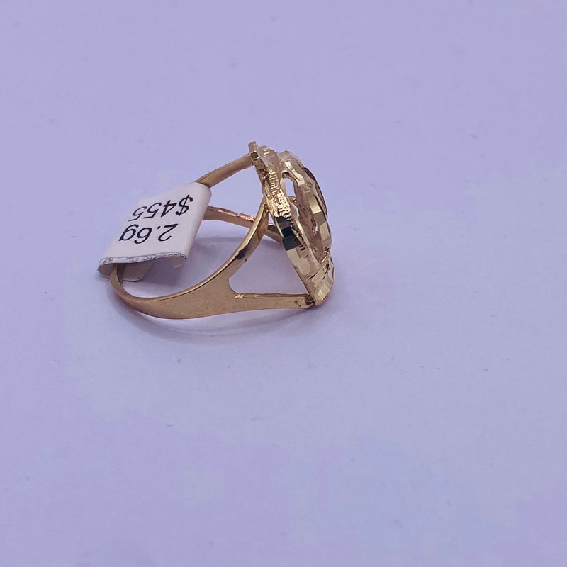 10kt Gold Mens Ring of 2.6 gm