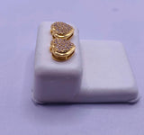 Genuine 10KT Gold 0.26CTW Diamond Earrings