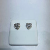 Real 10KT Gold & 0.3CTW Diamond Earrings