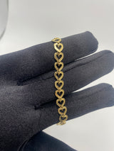 Real 10KT Gold Ladies Bracelet 7 Inches