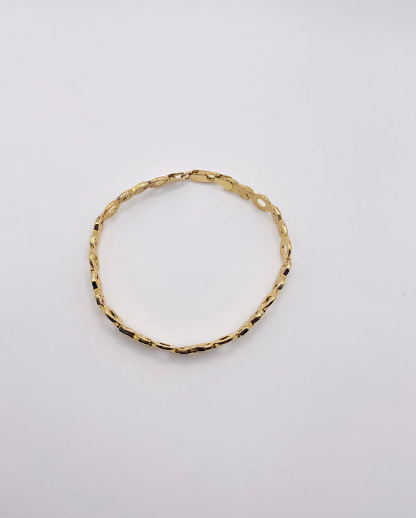 Real 10KT Gold Ladies Bracelet 7.5 inches