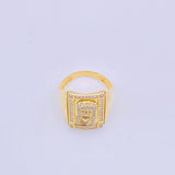 Real 10kt Jesus Beautiful Men’s Gold Ring