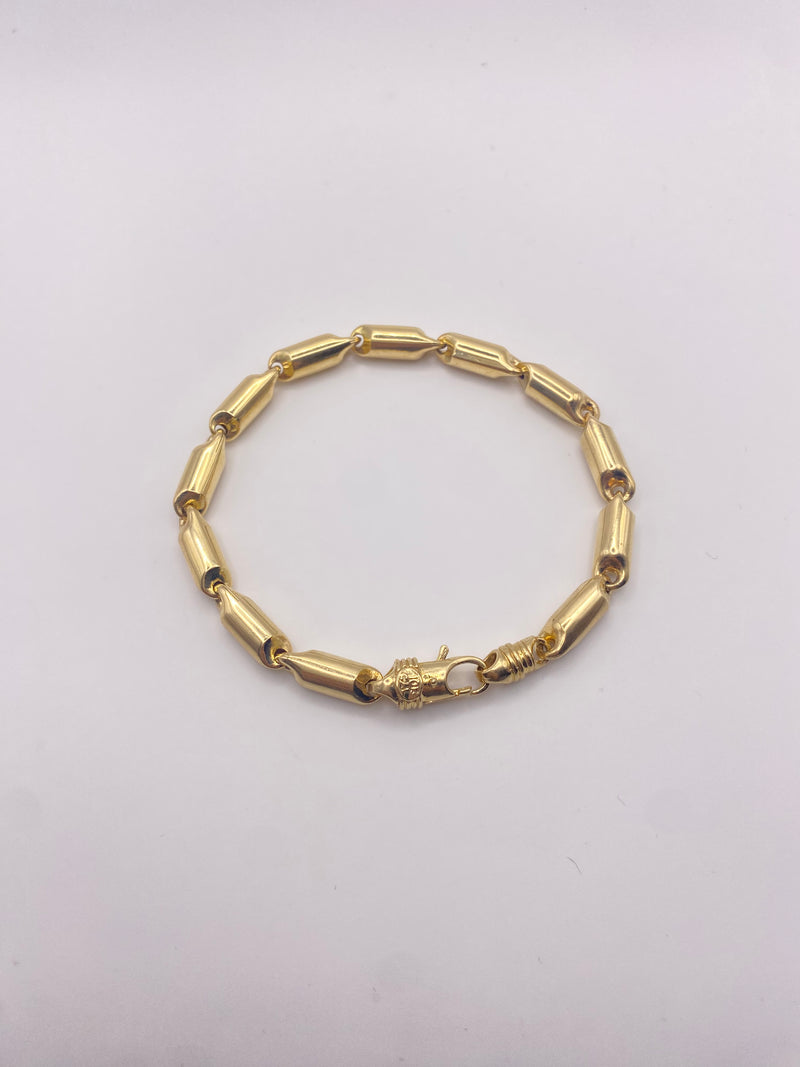 Real 10KT Gold Men Bracelet 10 inches length