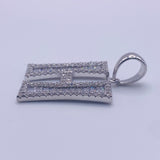 925 Sterling Silver Letter “H” Charm