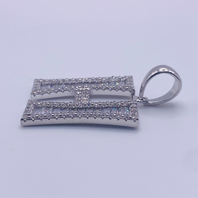 925 Sterling Silver Letter “H” Charm