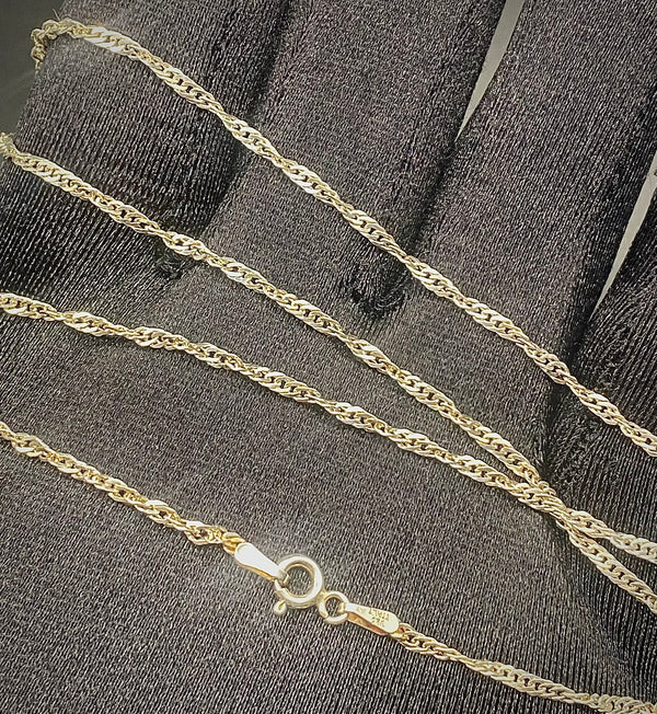 925 Sterling silver Fancy Silver Chain