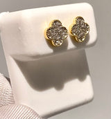 Genuine 10KT Gold 0.23 CTW Diamond Earrings