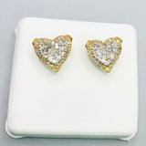 Real Beautiful 10kt Gold & 0.5 CTW Diamond Earrings