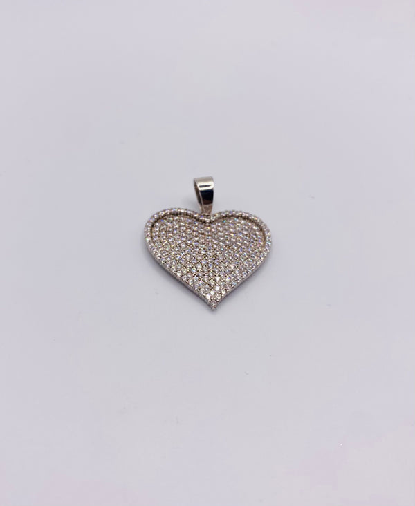 Real 925 Sterling silver Love/Heart Charm