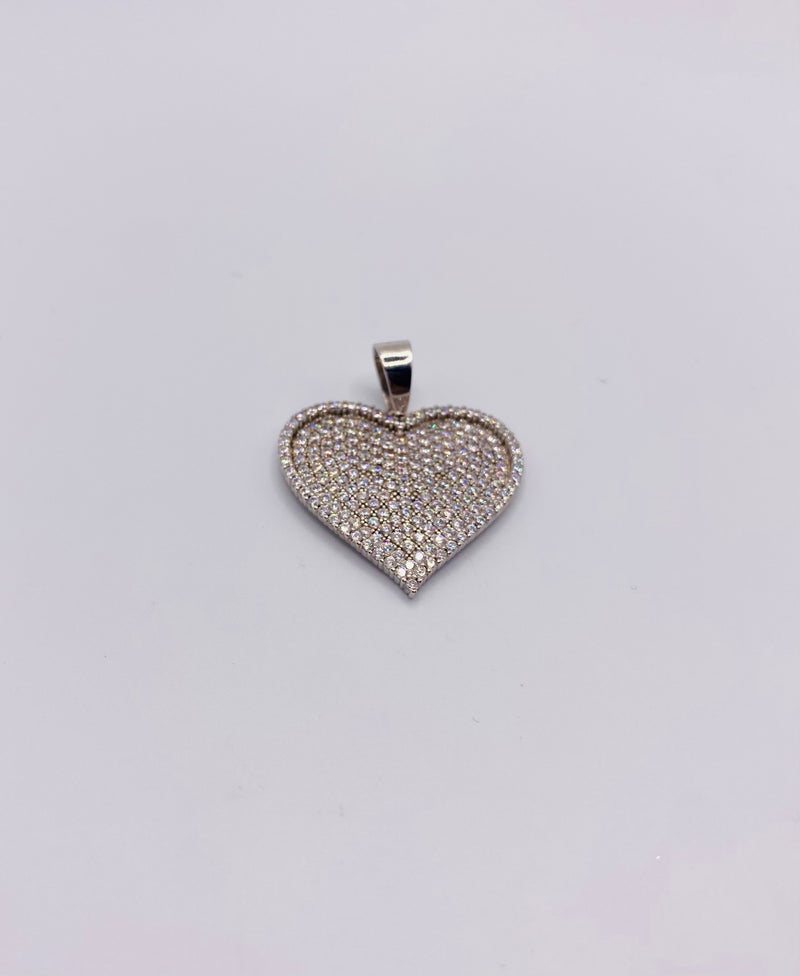 Real 925 Sterling silver Love/Heart Charm