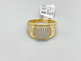 Genuine 10kt Gold Diamond Men’s Ring of 0.24 CTW