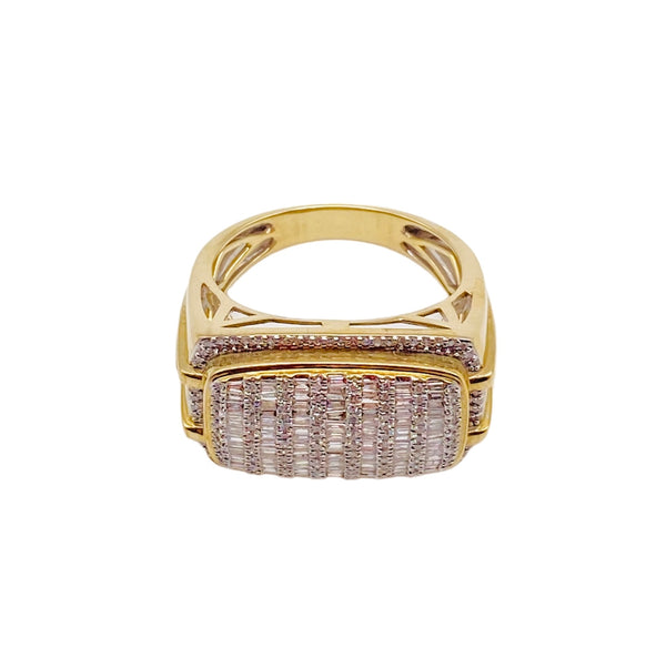 Real 10KT Gold and0.6CTWDiamond Men’s Ring