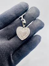 Real 925 Sterling Silver Love/Heart Charm