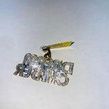 Real 10KT Gold with 1.25CTW  Diamond “DREAM CHASER” Charm