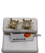 Elegant 10kt Gold & 0.51 CTW Diamond Screw-back Earrings