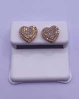 Genuine 10KT Gold 0.5 CTW Diamond Earrings