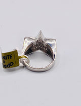 Real 925 Sterling Silver 2.27CTW Moissanite Mens Ring