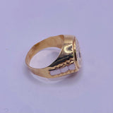 10kt Gold Mens Ring of 6.5 gms