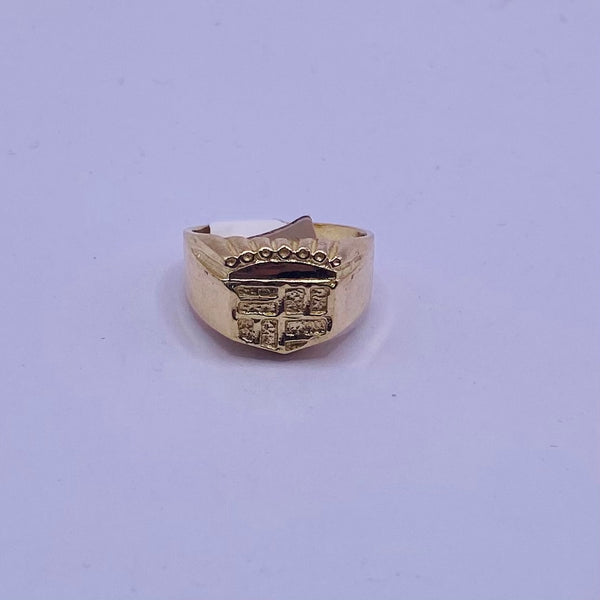 10kt Gold Mens Ring of 4.5 gms