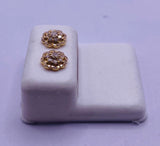 Genuine 10KT Gold 0.44 CTW Diamond Earrings