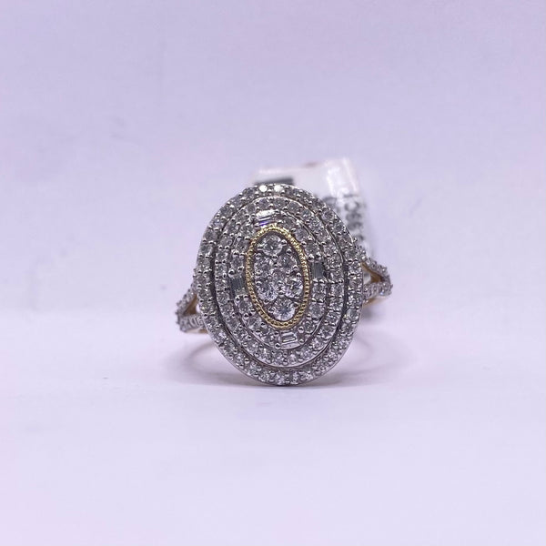 10kt Gold Diamond Women’s Ring of 0.99 ctw