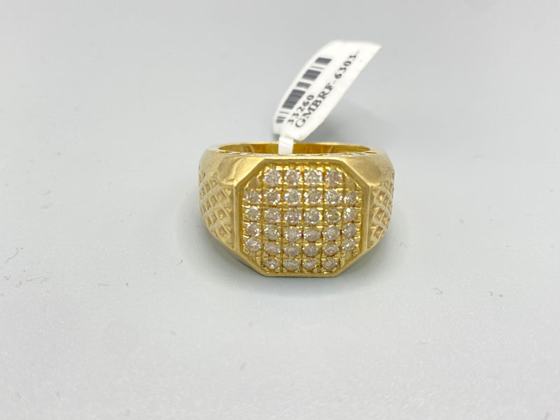 Genuine 10kt Gold Diamond Men’s Ring of 1 CTW